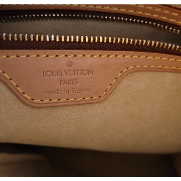 Authentic Louis Vuitton Monogram Looping GM Shoulder Bag Brown Logo M10050 - Picture 8 of 16